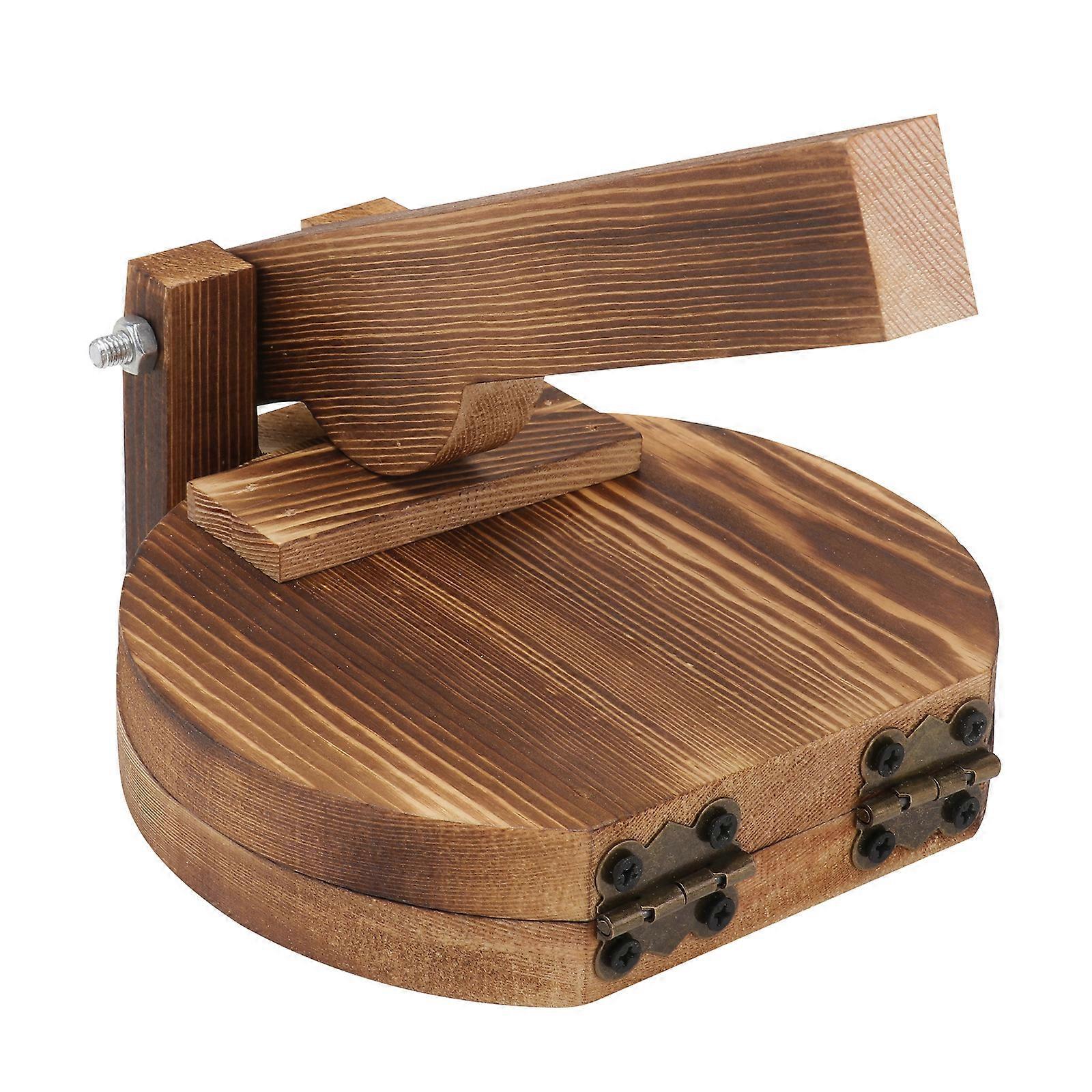 1 Stück Teigtaschenpresse Aus Holz, Teigtaschenpresse Für Die Küche-16.50x15.00x6.50cm