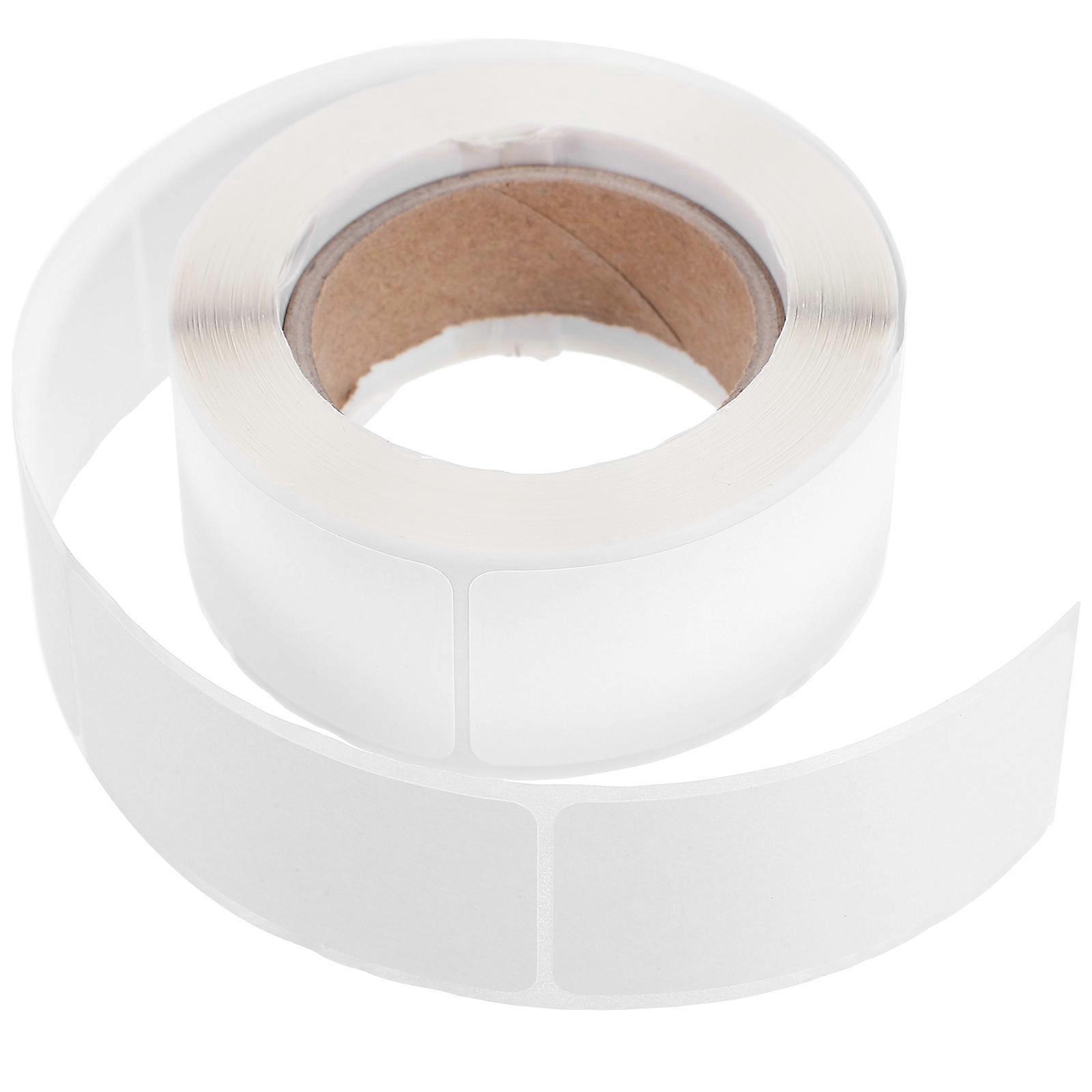 1 Rolle Leere Klebeetiketten, Leere Etiketten, Aufkleber, Klassifizierungsetiketten, Registerkarten-5.00x2.50x0.10cm-white