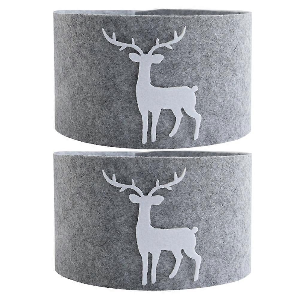 Stück Weihnachtsbaumdecken Mit Elchmuster, Vlies-weihnachtsbaumdecken-75x13x0.3cm