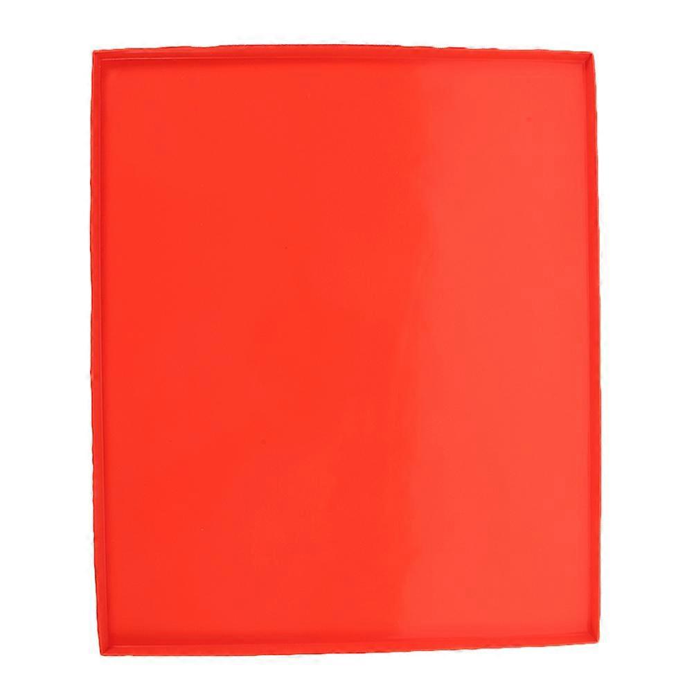 Silikon-dörrmatte, Ofen-silikonfolie, Wiederverwendbares Backblech, Silikon-dörrmatte-30.00x26.00x1.00cm-red
