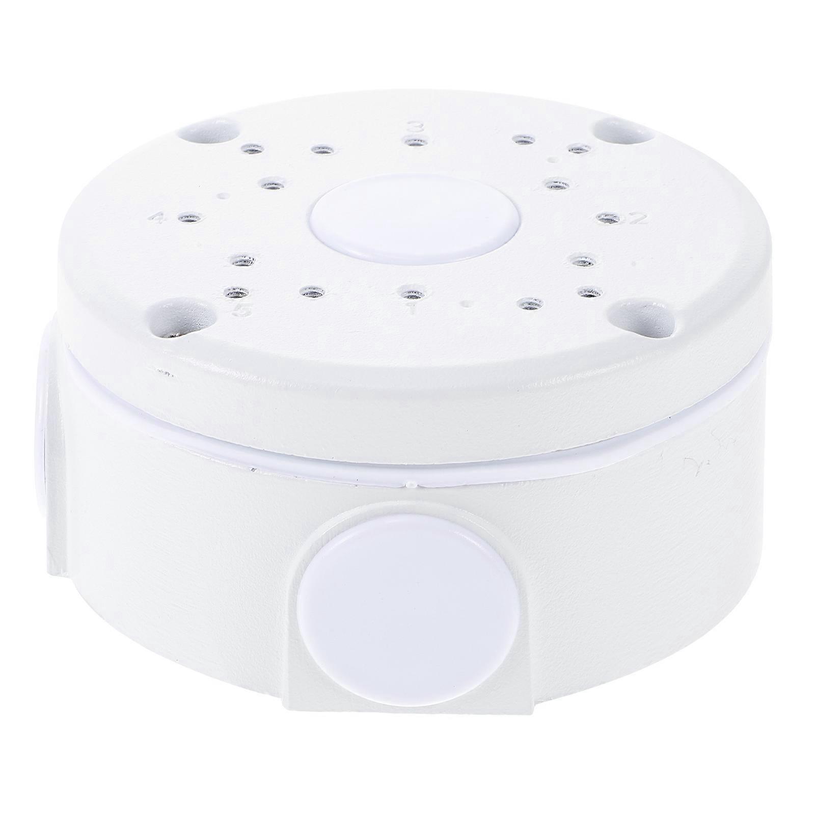 Anschlussdose Für Sicherheitskameras, Wasserdicht, Für Den Außenbereich, Verdeckte Kabelanschlussdose-12.50x12.50x5.50cm-white