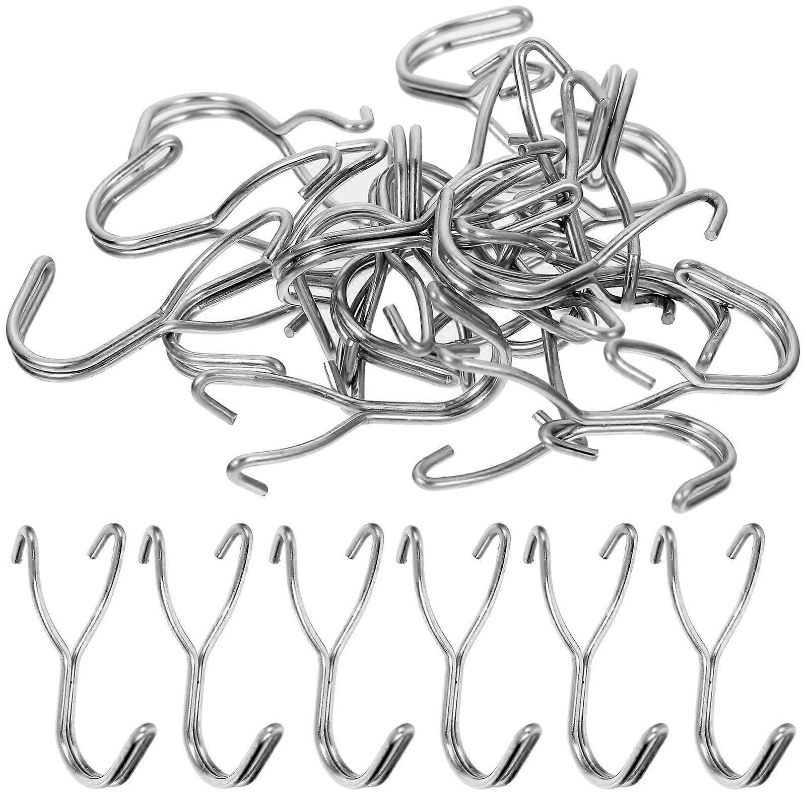 40 Stück Lochwandhaken, Lochwandhaken Für Schlüssel, Schmuck, Kleine Werkzeuge Und Präsentationshaken-4.50x2.70x2.00cm-silver