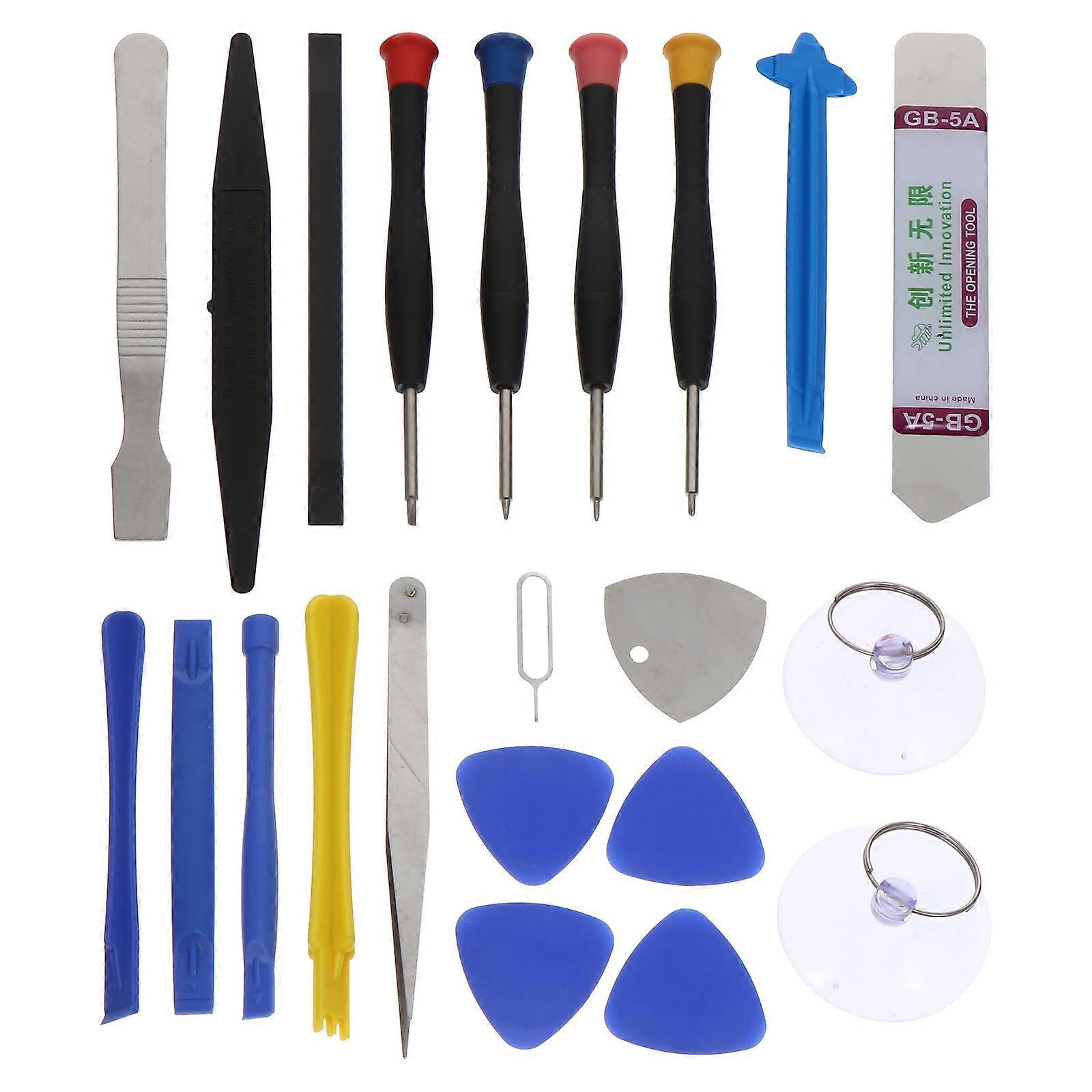 Set/22-teiliges Werkzeugset Zur Reparatur Von Handybildschirmen Und Zum Öffnen Von Tablets-3x3x0.2cm