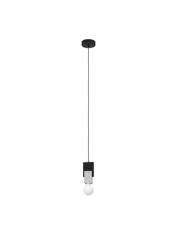 EGLO LOBATIA PENDELLEUCHTE E27 SCHWARZ/GRAU