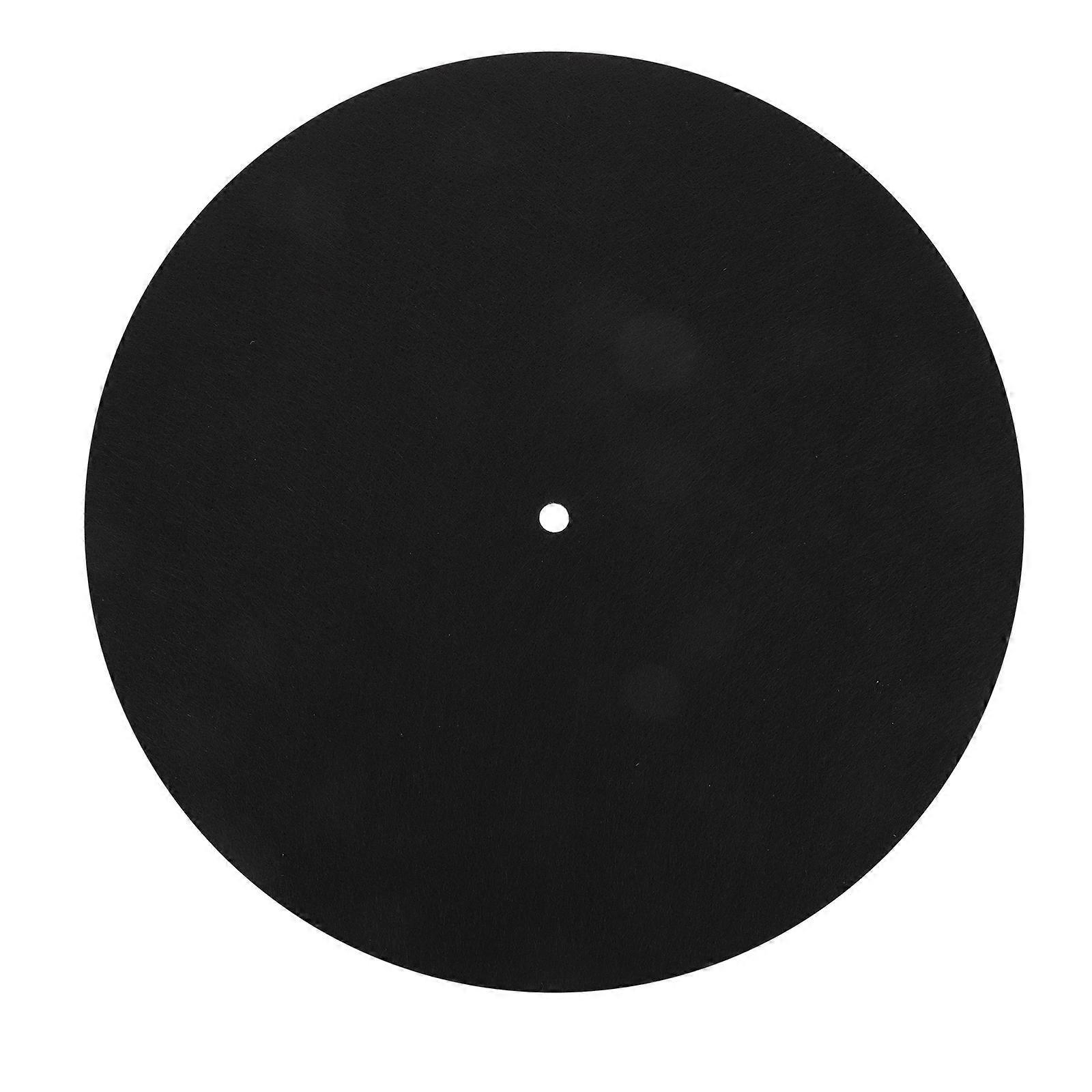 Plattenspielermatte 12 Zoll, 3 Mm Dicke, Filz-schutzmatte Für Schallplatten, Vinyl-schallplattenmatte-29.5x29.5x0.3cm-black