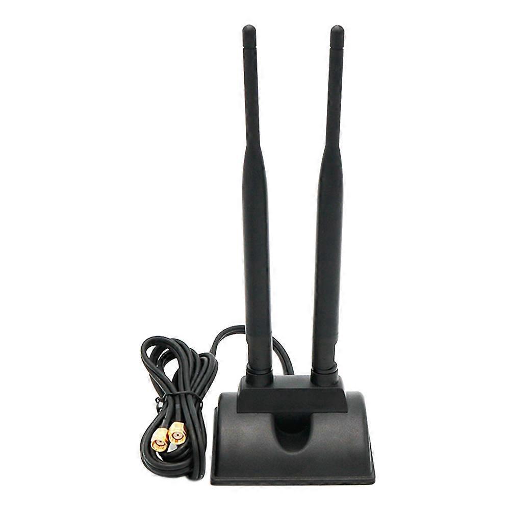 Dualband-wlan-antenne, Omnidirektionale Antenne Mit Magnetfuß-22x8x7.5cm-black