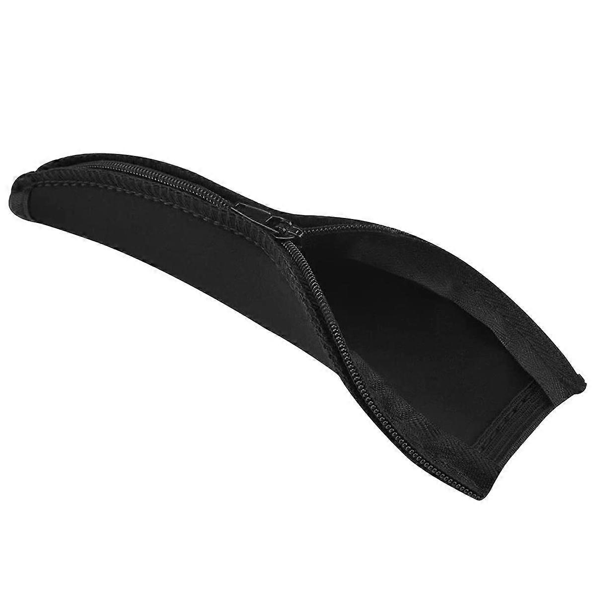 Reißverschluss-kopfhörer-kopfbügelbezug Aus Neopren, Kompatibel Mit Qc25-17.50x7.50x0.30cm-black