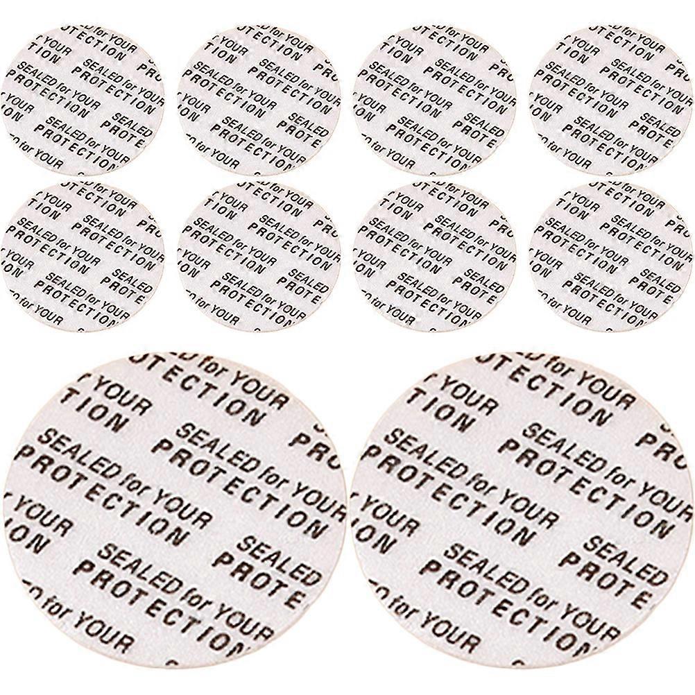 300 Stück Druckempfindliche Flaschendichtungen, Sicherheitsdichtungen Für Flaschen, Gläser Oder Dosen-2.6x2.6cm