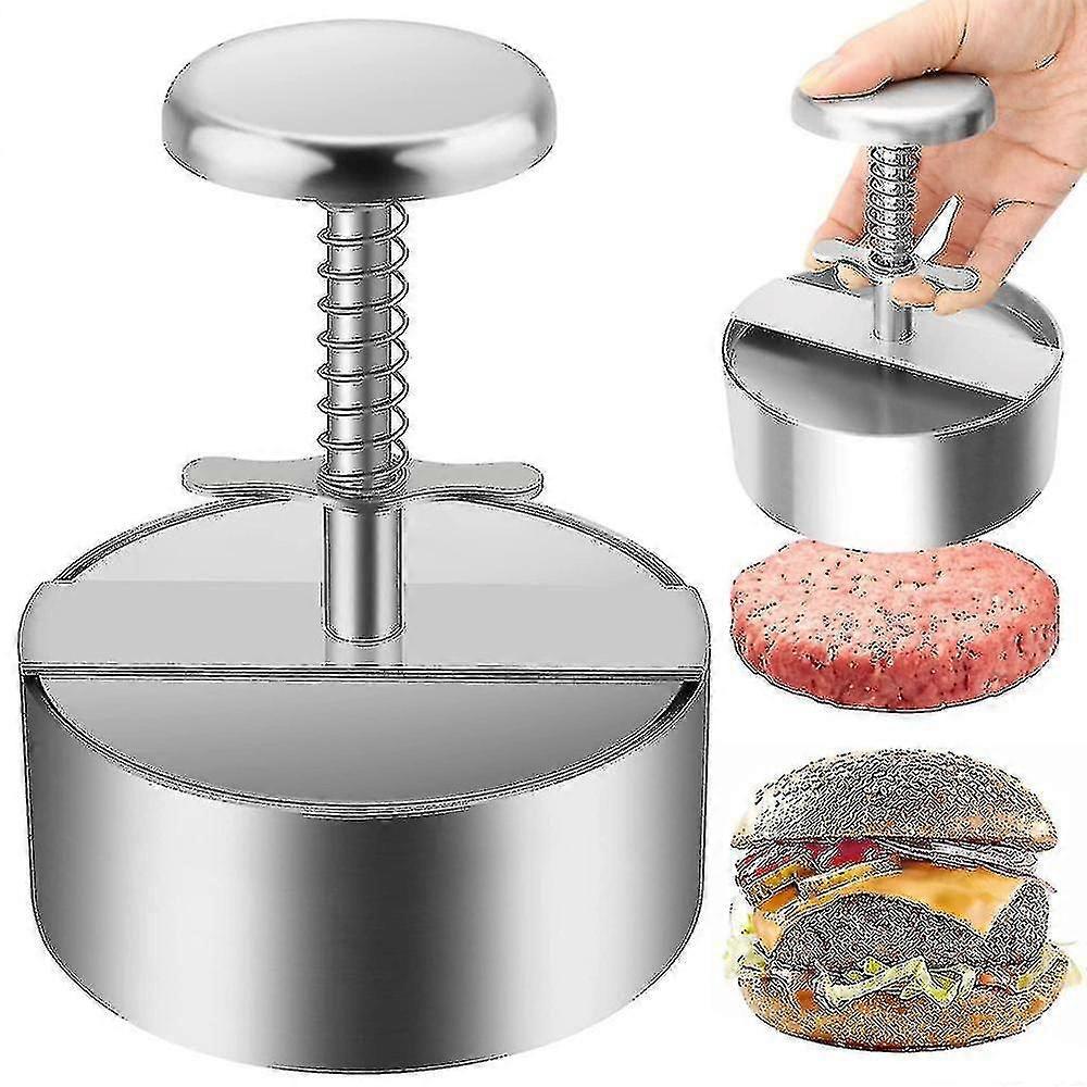 Homemiyn Burgerpresse, Premium-hamburgerpresse Aus Edelstahl, Verstellbarer Hamburger-patty-maker