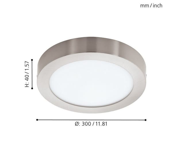 EGLO FUEVA-C PLAFOND RGBTW 21W 2700LM Ø300 GS