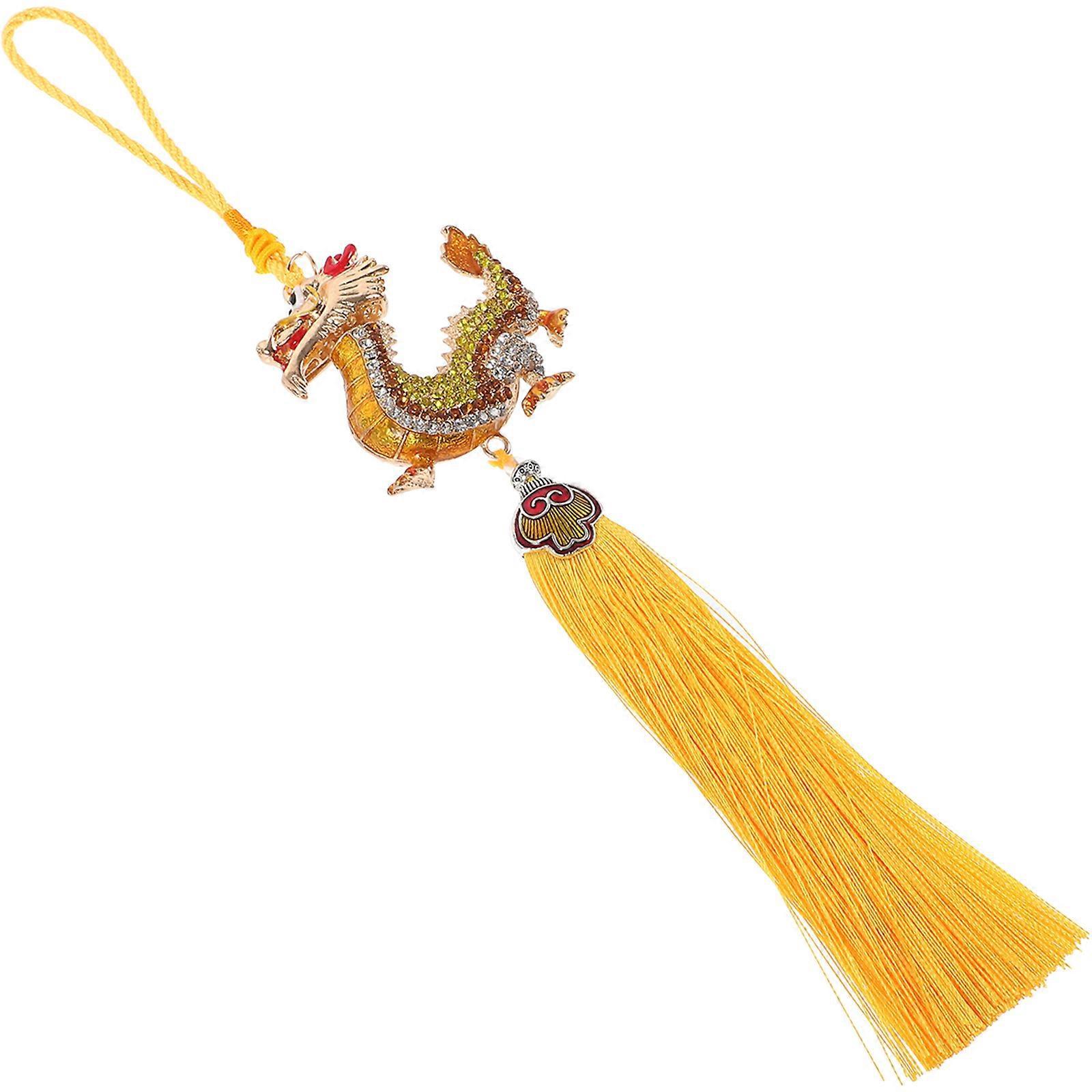 Auto-hängeornament, Rückspiegeldekoration, Drachenform, Auto-spiegelornament-28.00x5.00x1.40cm