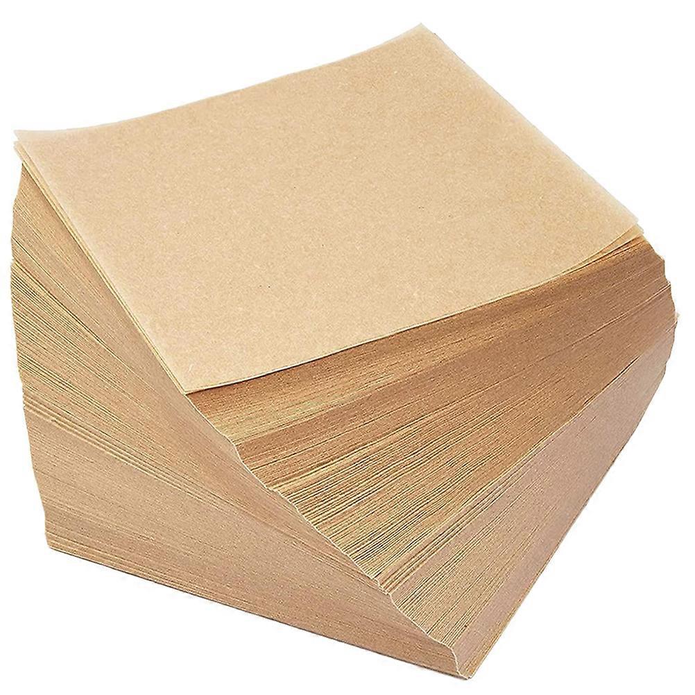 500 Stück Hamburger-patty-papier, Antihaftbeschichtet, Quadratische Papierbögen, Trennpapier Für Kekse-10.00x10.00x0.10cm-as Shown