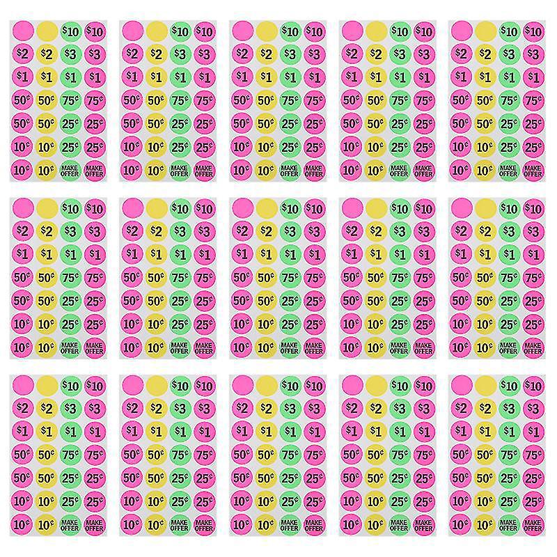 40 Blatt Klebeetiketten