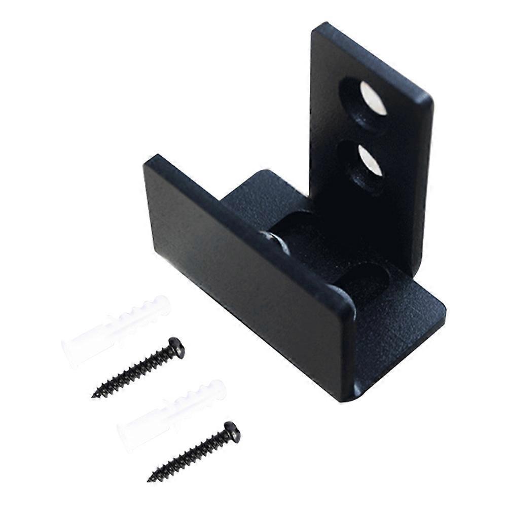 Schiebetür-bodenführung, Wandmontiert, Verstellbare Schiebetür-bodenführung-4.8x4.5x2.8cm-black