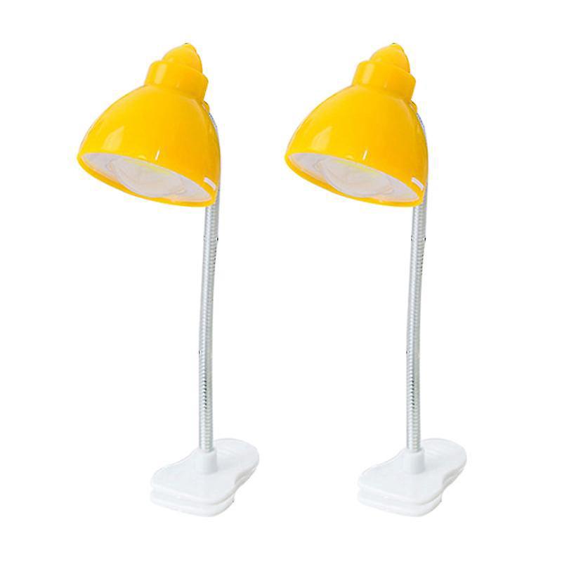 2 Stück Led-klemmtischlampen