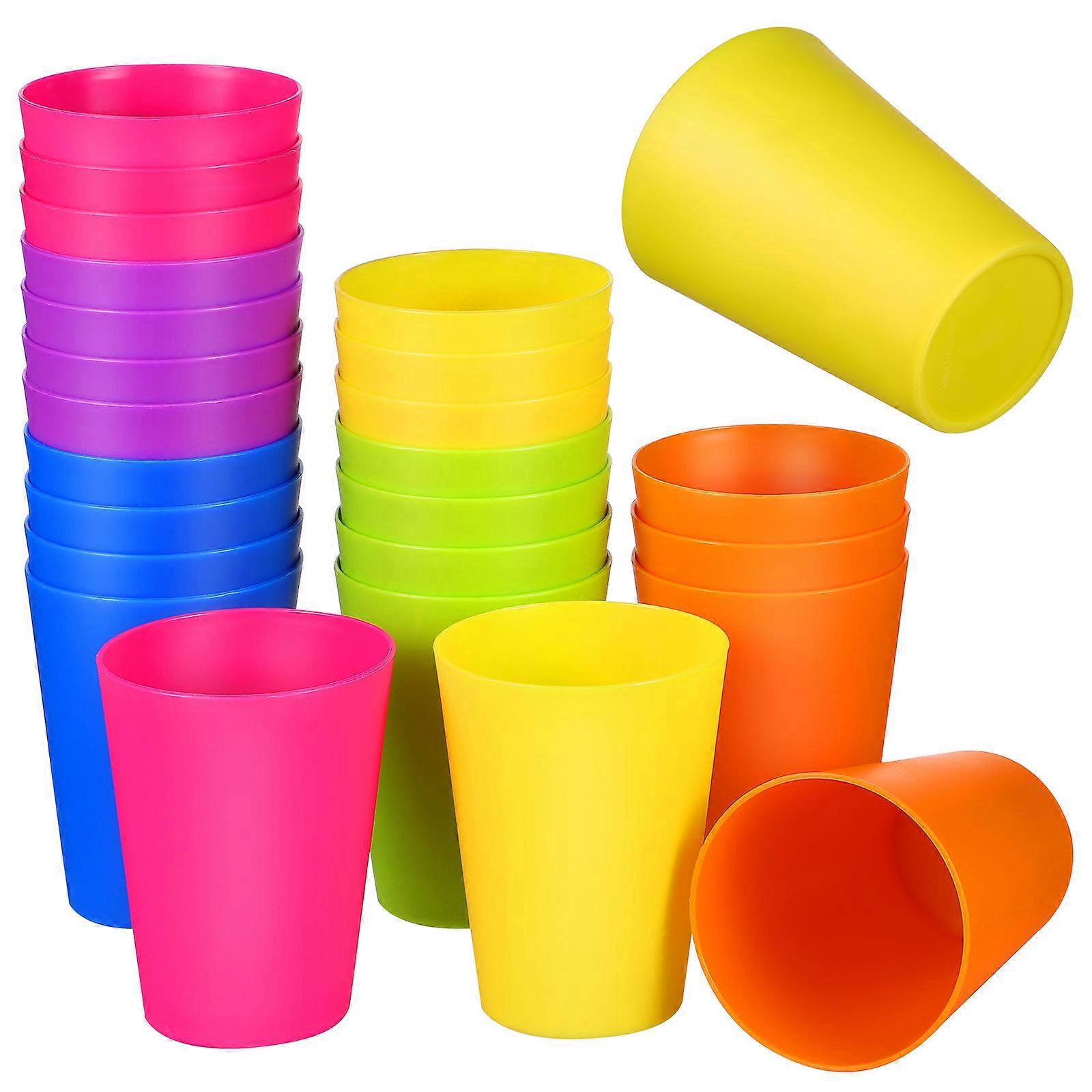 24 Bunte Trinkbecher, Bärenbecher Aus Kunststoff, Partybecher, Wasserbecher