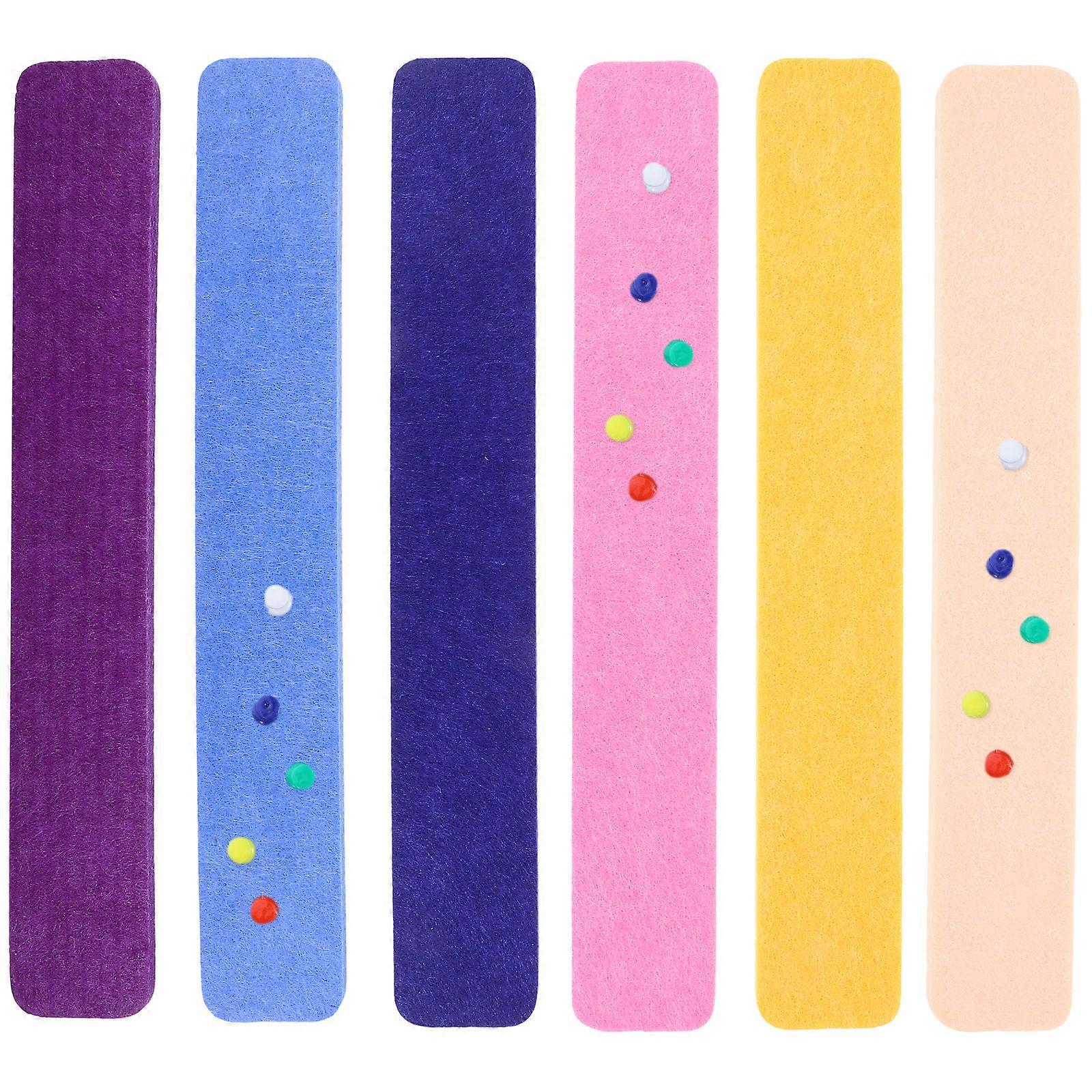 Stück Filz-pinnwandstreifen, Kleine Pinnwandstreifen, Wandpinnwandstreifen-33.00x5.00x0.90cm