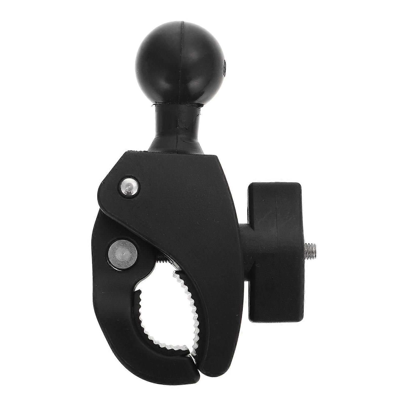 Motorrad-handyhalterung, Kugelförmige Fahrrad-handyhalterung, Lenker-handyständer-9.7x3.8cm-black
