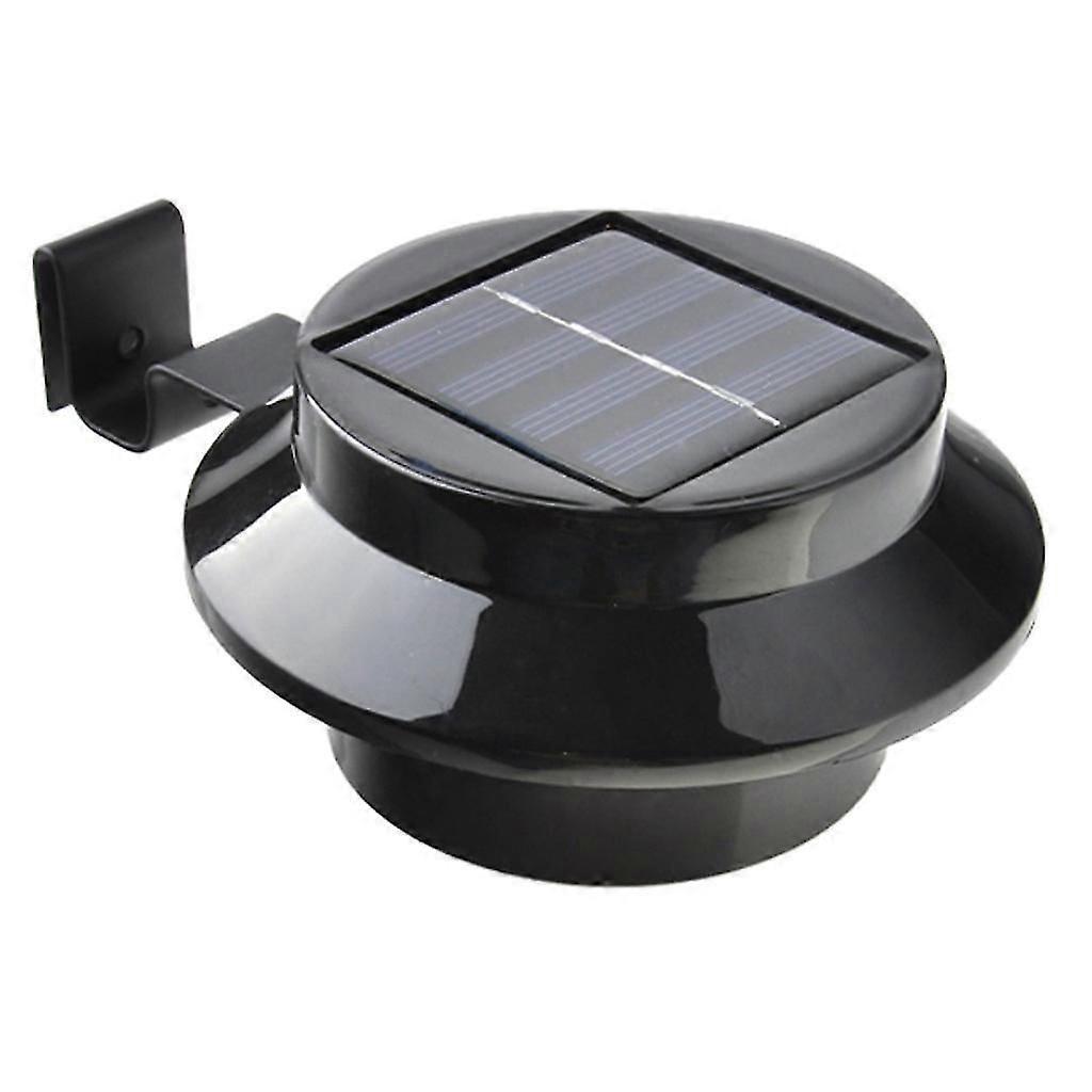 Solarbetriebene Led-gartenwandleuchte, Zaunlampe, Weißes Licht