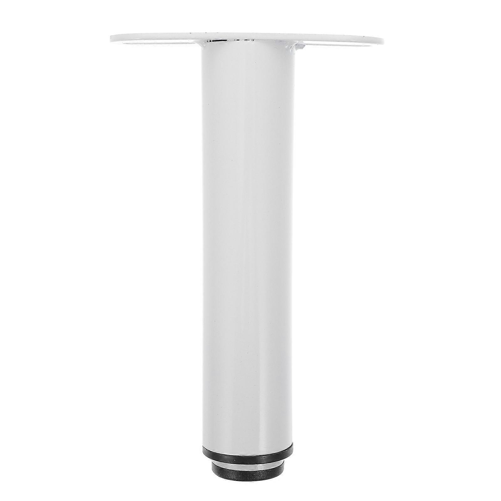 Verstellbare Bettbeine Aus Eisen, Möbelfußbeine, Robuste Bettstützen-33x10.8x3.9cm-white