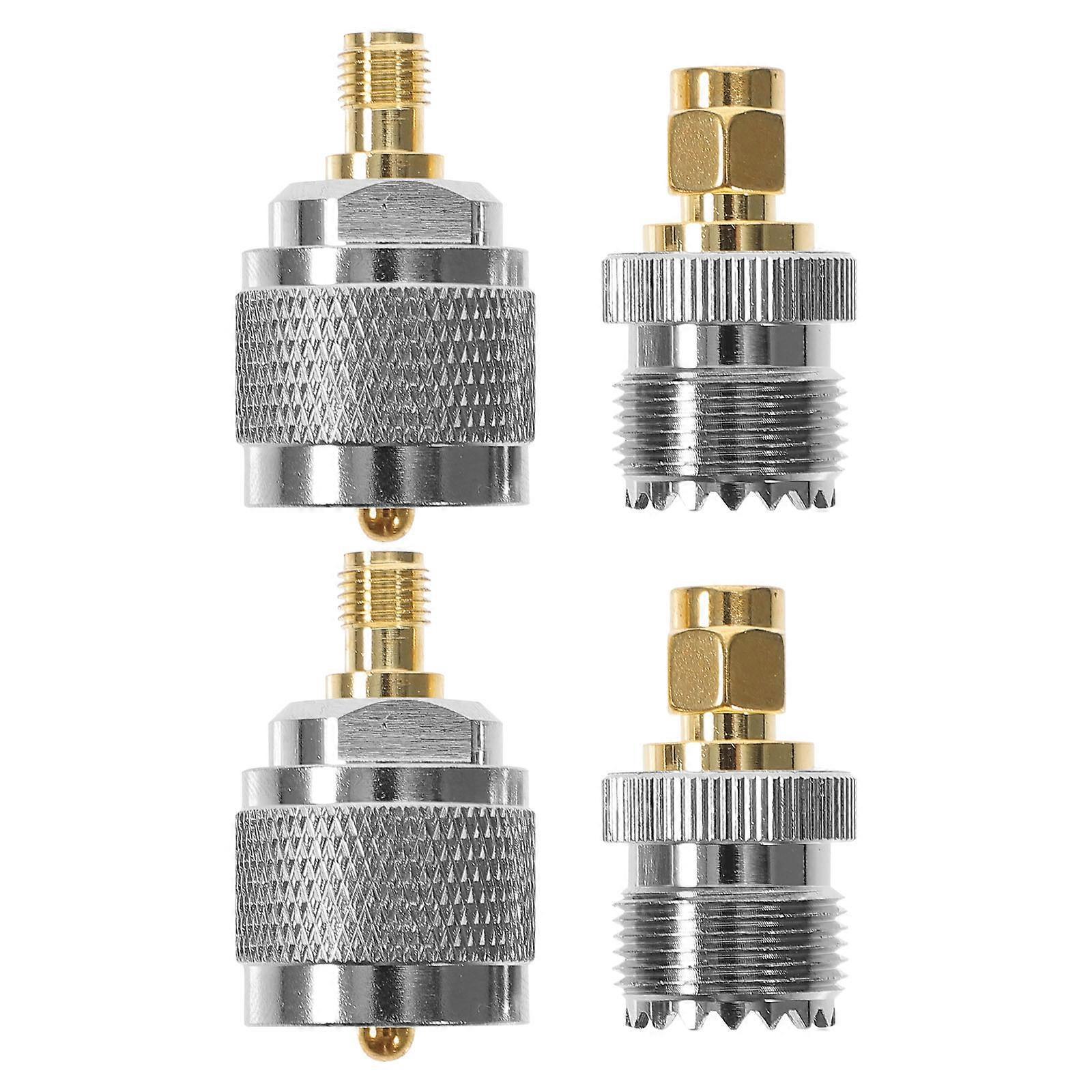 1 Set Sma-adapter Sma Auf Uhf-buchse Elektronik Hf-koaxialadapter Testkonverter-3.5x2cm