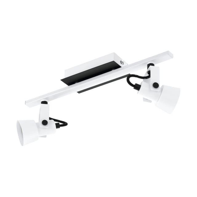 EGLO TRILLO SPOT 2X400LM WEISS/SCHWARZ