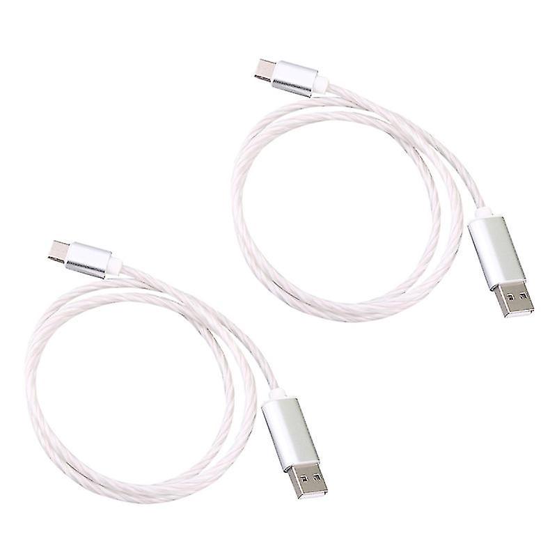 2 Stück Typ-c-led-kabel