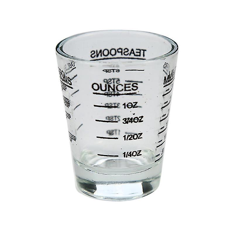 1 Stück Glasbecher (unze)