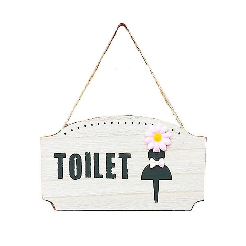 1 Stück Toilettenschild Aus Holz