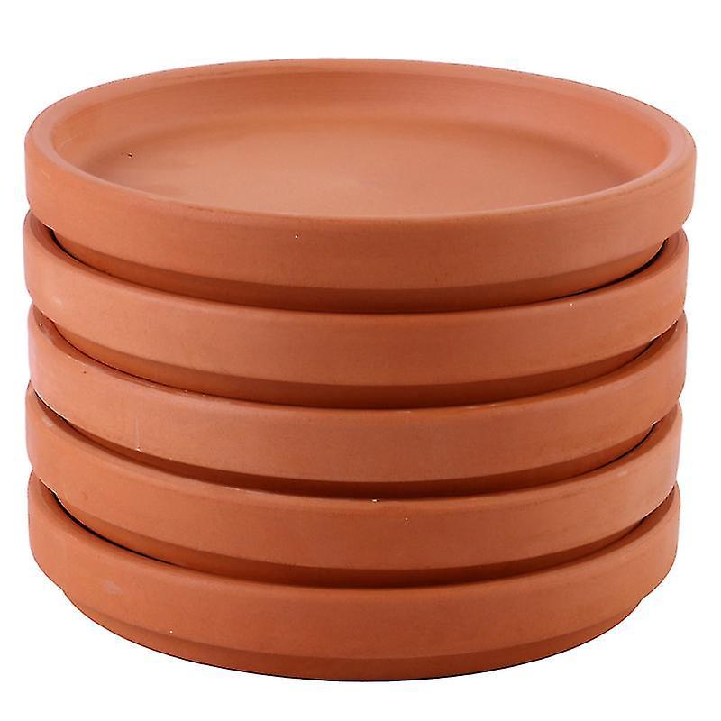 5-teiliges Set Pflanztopfteller