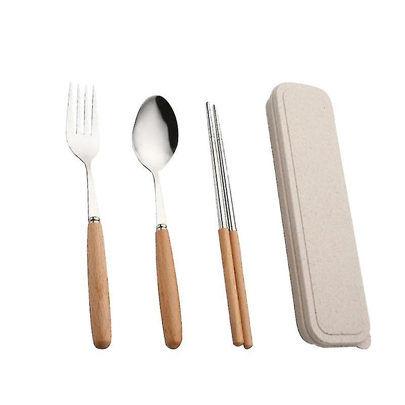3-teiliges Essstäbchen-set Aus Edelstahl