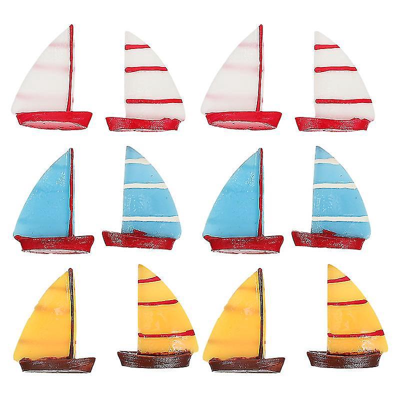 1 Stück Mini-segelbootmodell