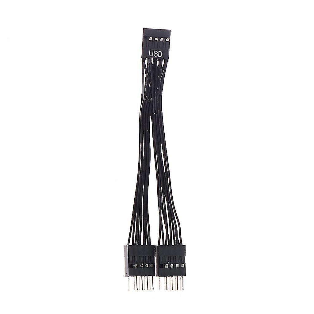 9-poliges Usb-header-verlängerungskabel, Usb-motherboard-kabel, 9-polig, 1 Buchse Auf 2 Stecker
