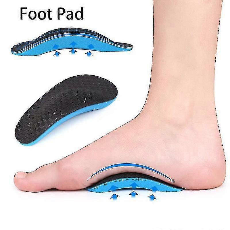 2 Paar Orthopädische Einlegesohlen Mit Professioneller Fußgewölbeunterstützung Und Plattfußkorrektur-kid