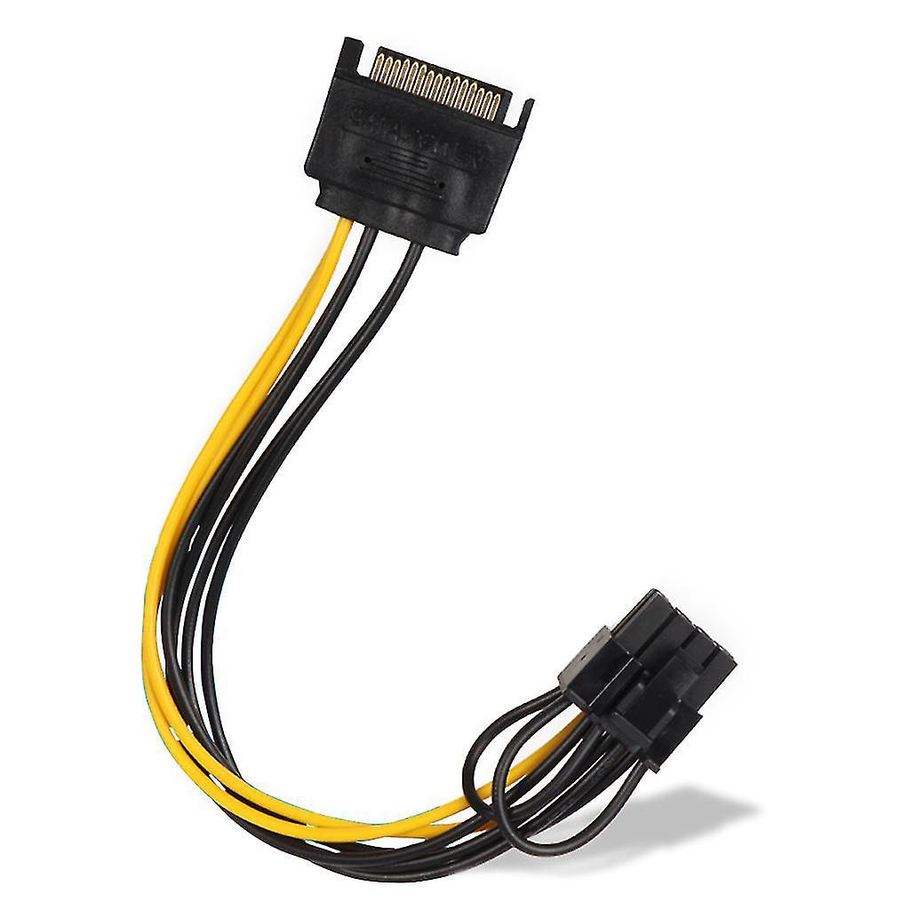 Grafikkarten-stromadapter 15-polig Sata-stecker Auf 8-polig Pci-express-stecker