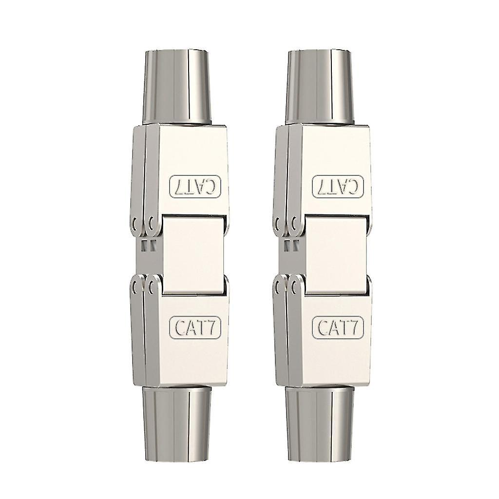 Rj45 Cat7 Kabelverlängerungs-verteileradapter Netzwerkanschluss Vollständig Abgeschirmt