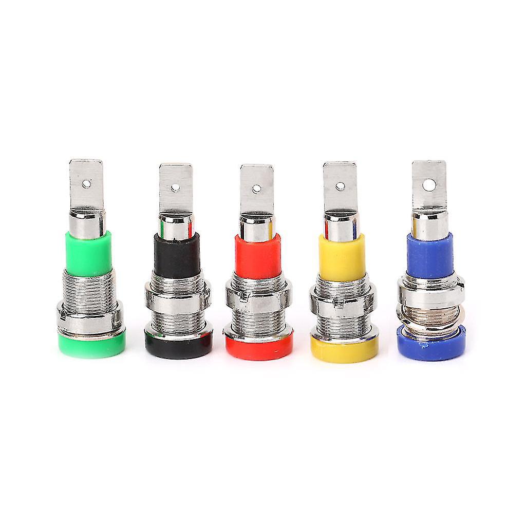 Stück 4-mm-bananenstecker-anschlussklemmen Mit Schraubanschluss Für Elektronische Bananensteckerbuchsen