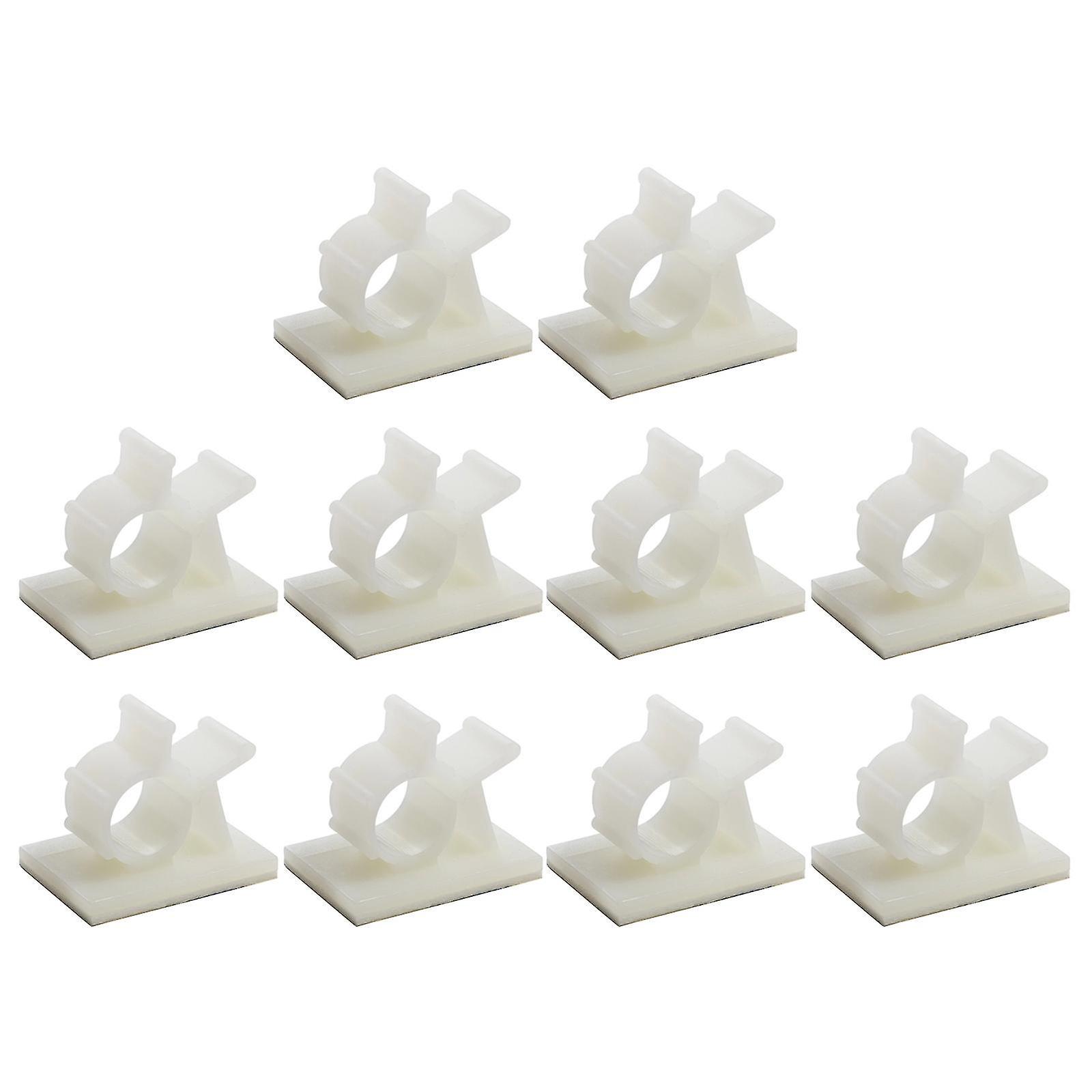 10 Stück Praktische Kabelclips, Selbstklebende Kabel- Und Drahtclips, Stromkabelhalter
