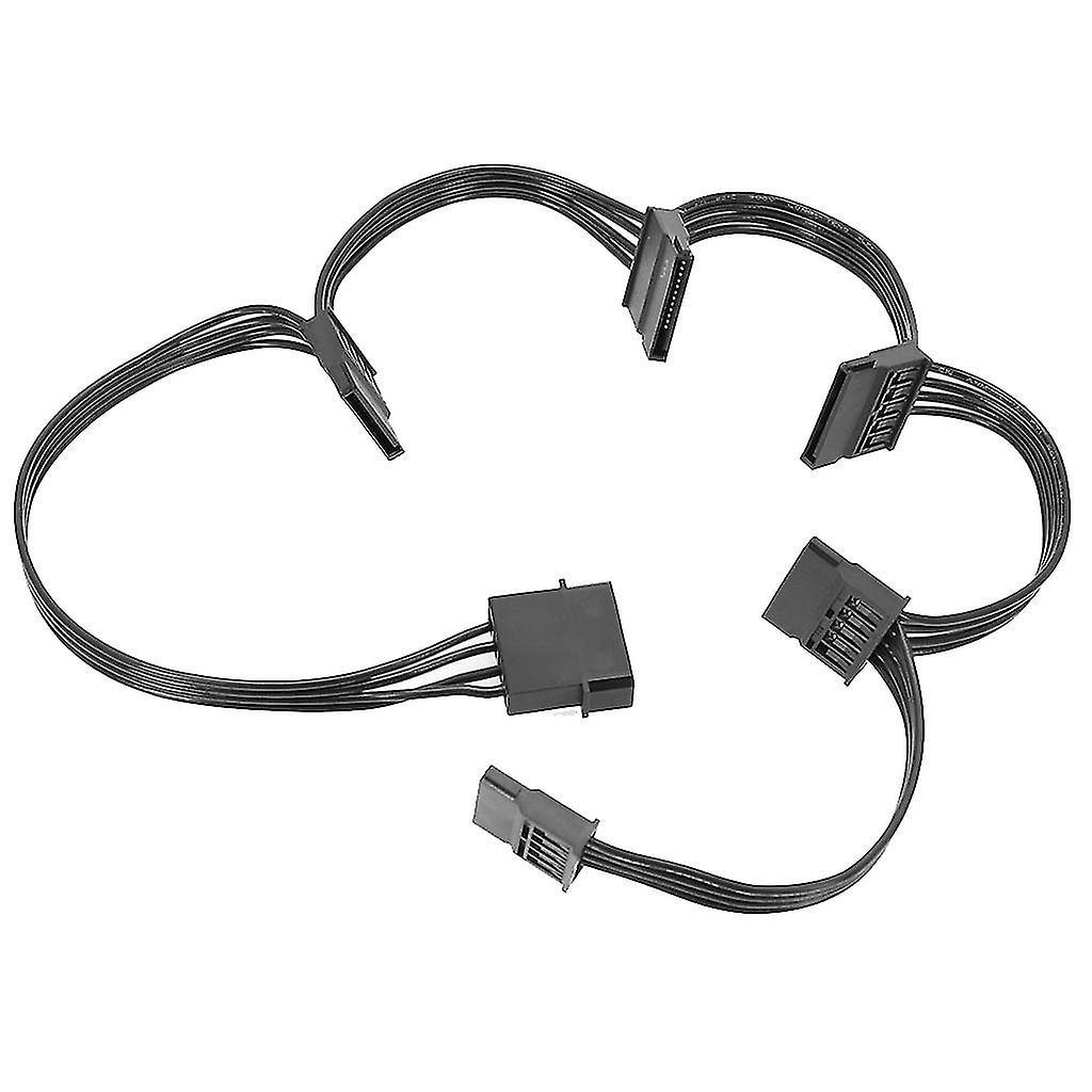 4-pin-y-splitter – Ide-verlängerungsadapter Ide 1 Auf 5 Sata-buchsen-konverterleitung