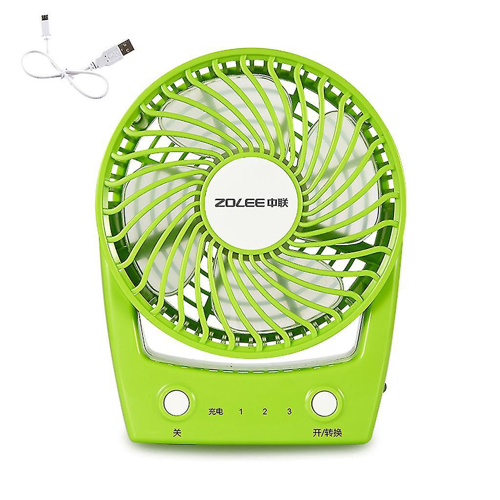 Kleiner Tischventilator Fürs Büro, 3 Geschwindigkeitsstufen, Leiser Betrieb, Usb-kabelanschluss