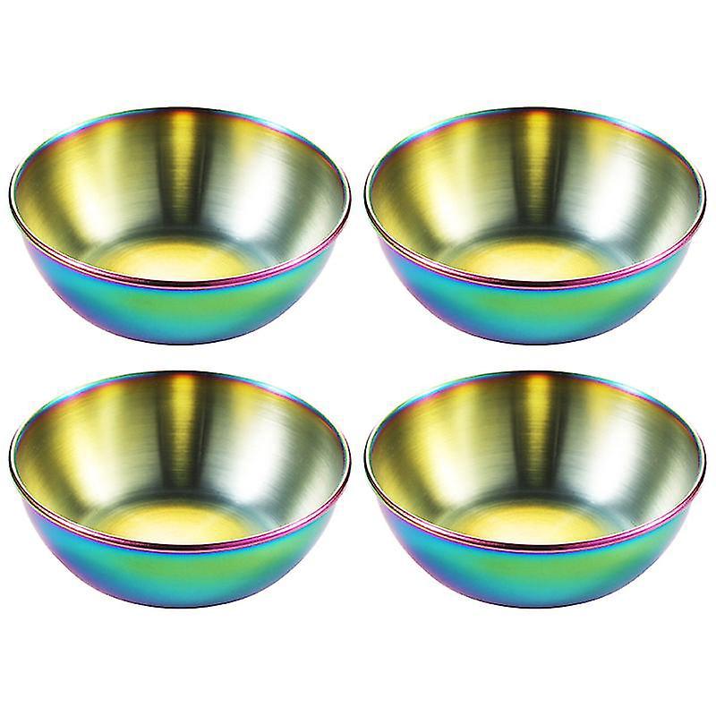 4-teiliges Edelstahl-dip-servierschälchen