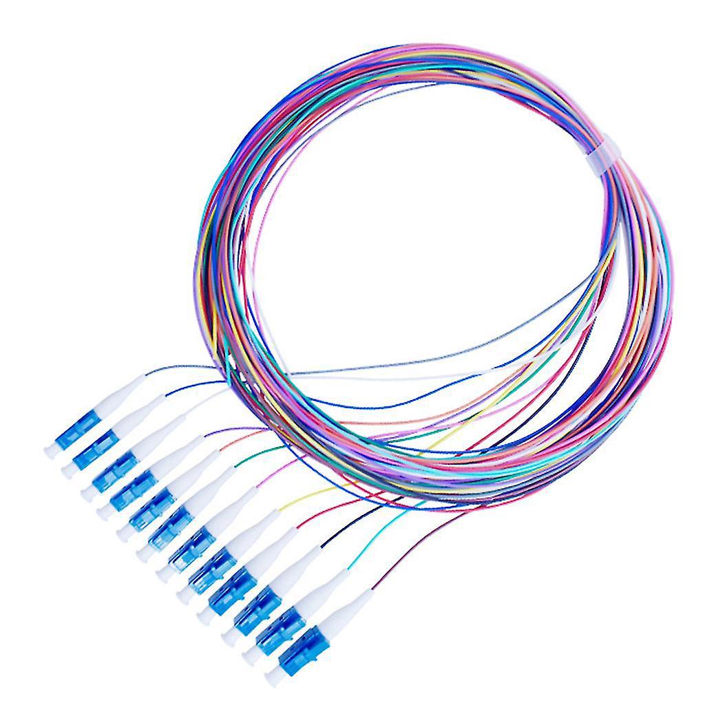 12 Farben Sc Ftth Bundle Pigtail Sm (9/125) Glasfaser-patchkabel 1,5 M