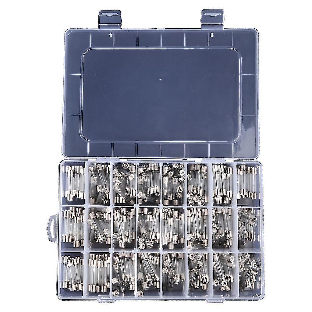 240 Stück Glassicherungen, 24 Valus, 5 X 20 Mm, Verpackt, 0,1–30 A, 10 Stück Pro Röhrchen, Schnell Blasend.