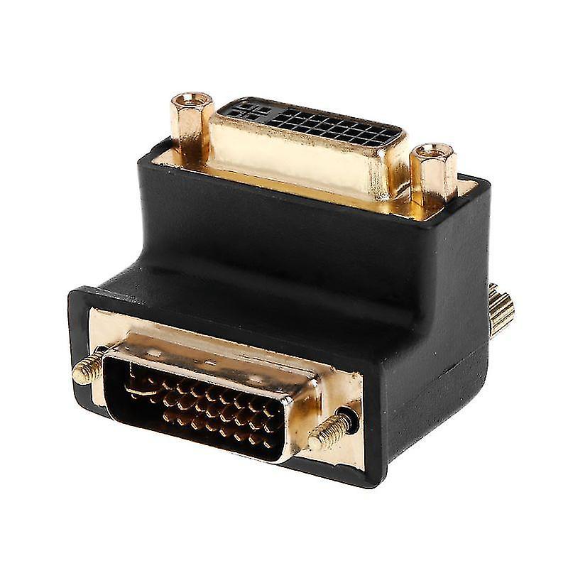 90-grad-winkel-dvi-24+5d-dvi-i-digital-dual-link-verlängerungsadapter (stecker Auf Buchse) Für Hdtv-lcd-monitore