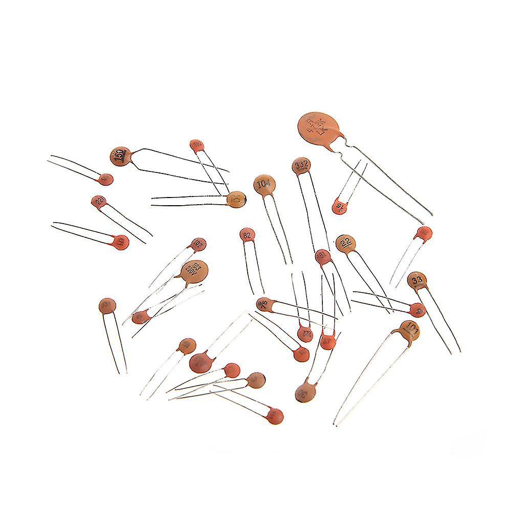 Sortiment Mit 300 Keramikkondensatoren (2 Pf–0,1 Μf, 30 Werte)