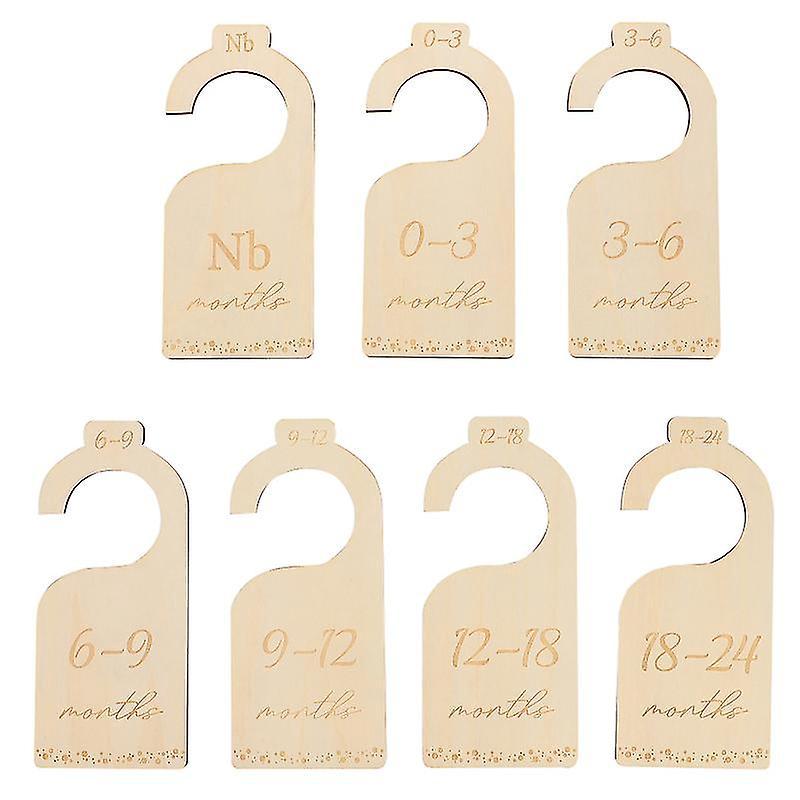 7-teiliges Babykleiderschrank-organizer-kleiderbügel-set