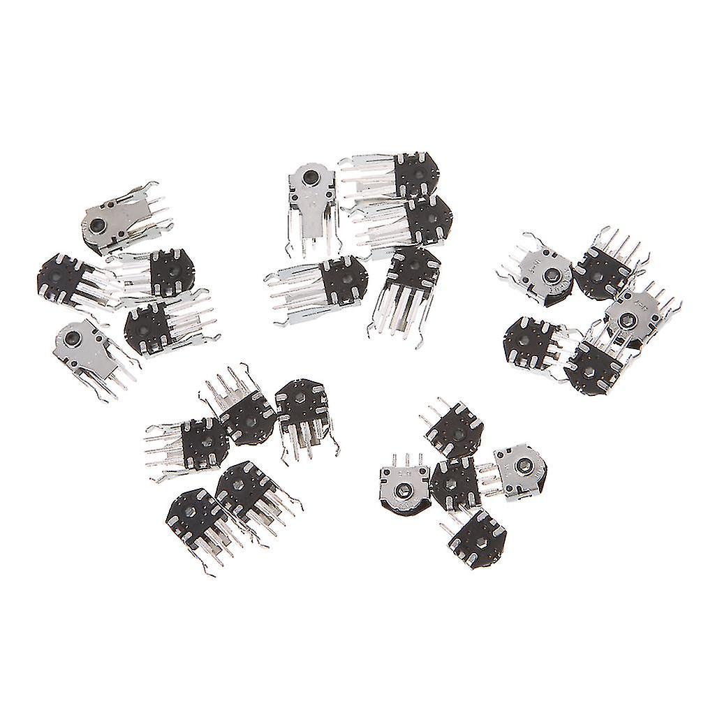 25 Stück 5 Arten Maus-encoder-kit Rad-encoder Schalter Reparaturteile Decoder Rad