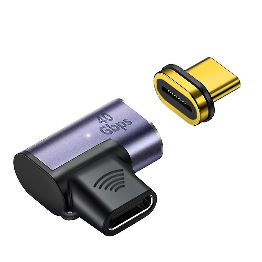 Usb-c-adapter Aus Aluminiumlegierung (stecker/buchse/stecker/stecker) Otg-konverter Usb 4.0 40 Gbit/s Pd 100 W