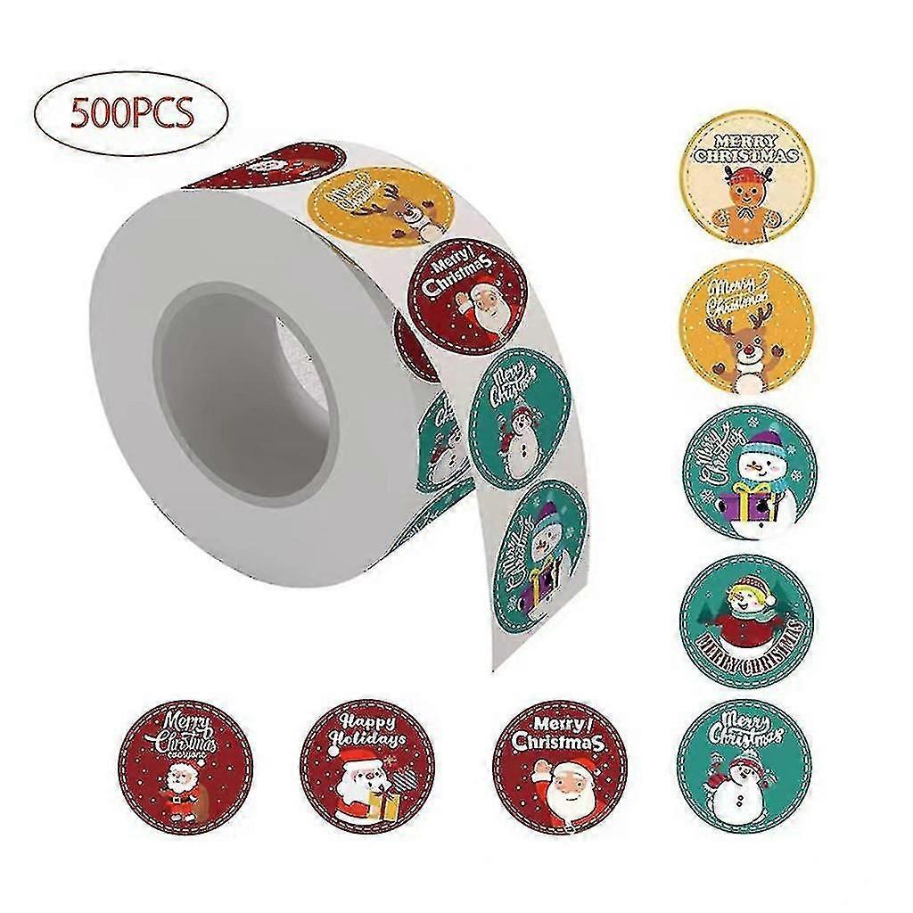 Selbstklebende Verschlussetiketten, Weihnachtsgeschenkpapier-aufkleber, Weihnachtsbedarf
