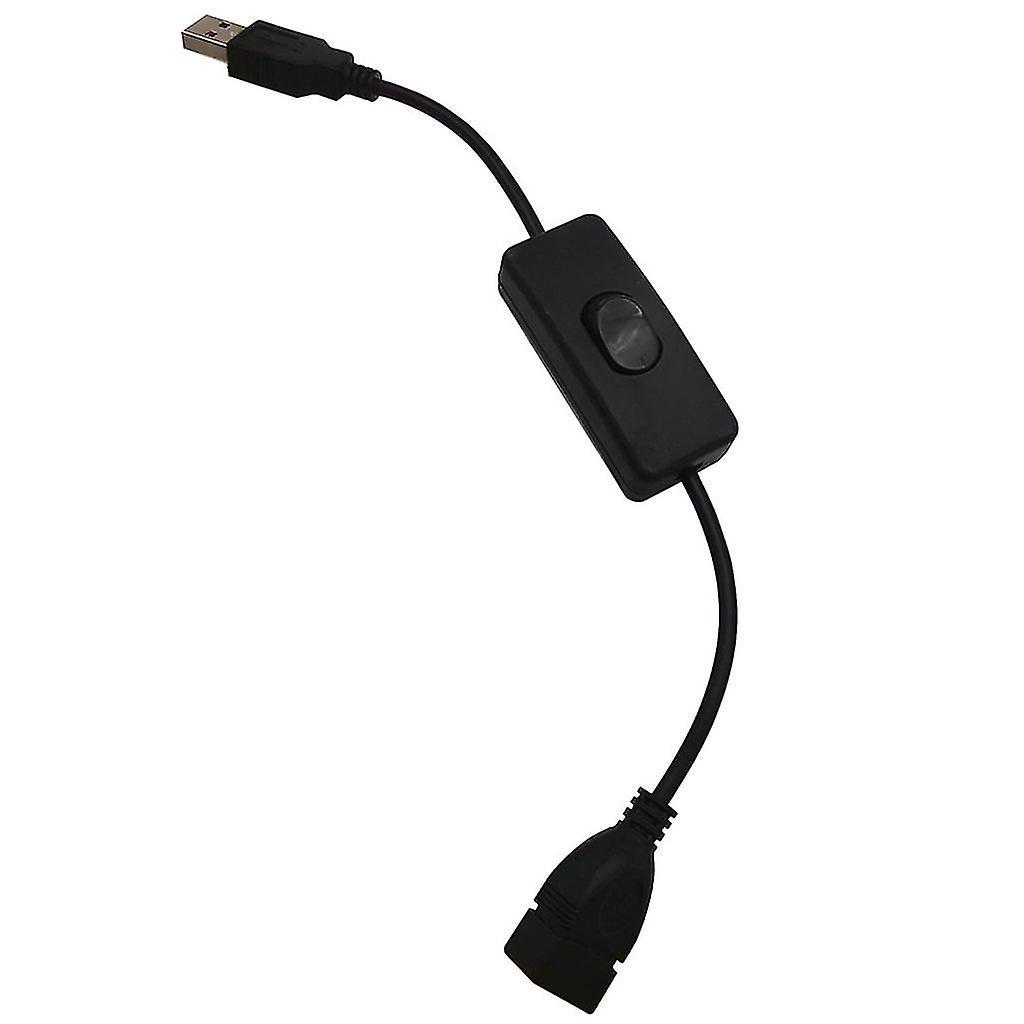 Usb 2.0 Verlängerungskabel (stecker Auf Buchse) Mit Ein-/ausschalter Für Usb-lüfter Und Schreibtischlampe